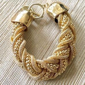 ✨LARGE SIZE GOLD BRAID BRACELET✨